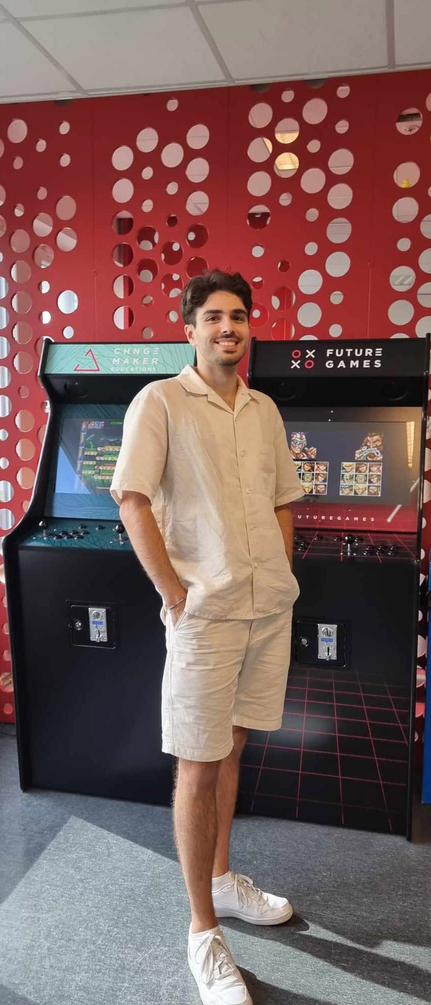 Jad Tabi at Futuregames in Stockholm. 