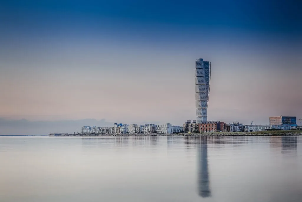 Image of Malmö skyline. 